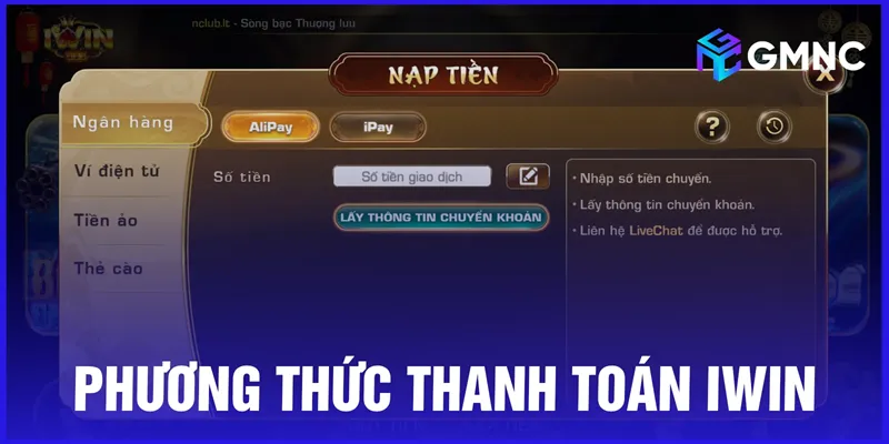 Cổng game hỗ trợ đa dạng phương thức thanh toán cực tiện lợi