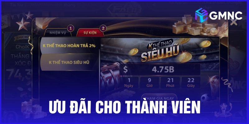 Ưu đãi cho thành viên